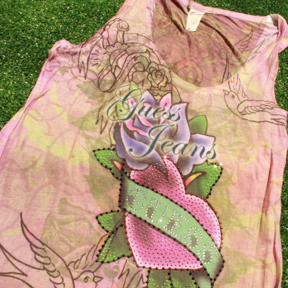 VINTAGE GUESS JEANS TOP